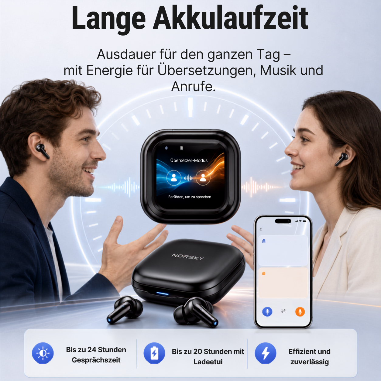 LINGO-BUDS™ – Echtzeit-Übersetzer-Kopfhörer