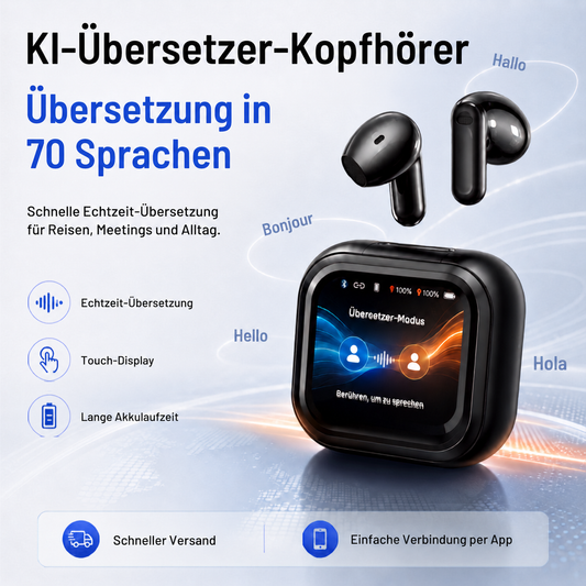LINGO-BUDS™ – Echtzeit-Übersetzer-Kopfhörer