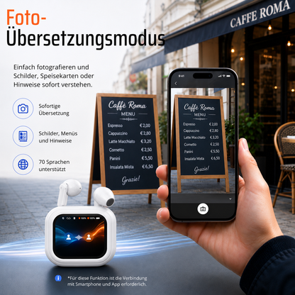 LINGO-BUDS™ – Echtzeit-Übersetzer-Kopfhörer