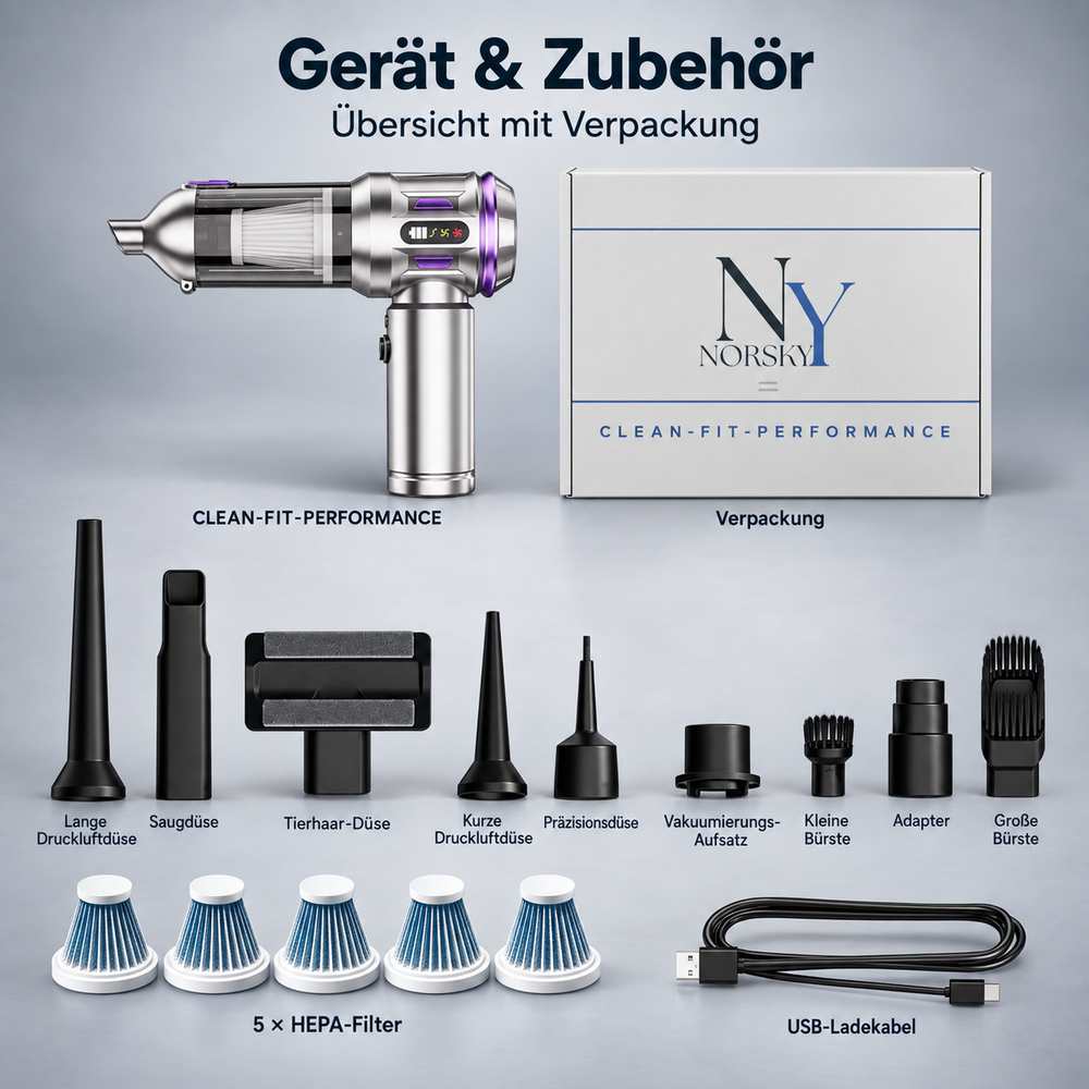 Kabellos reinigen
